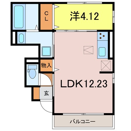 シダーコート彩の物件間取画像